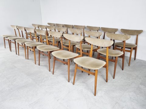 Vintage scandinavian dining chairs 1960s