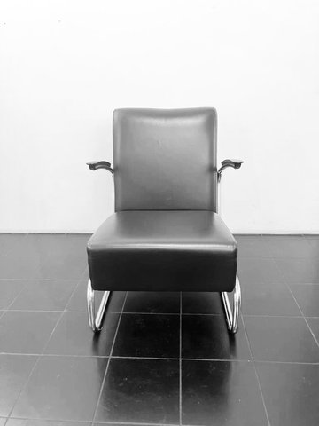 Gebr van der stroom Dutch Original Model Gispen 405 fauteuil