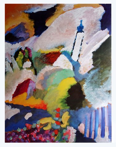 Wassily Kandinsky - Achenbach Art Edition 1988 - Kerk in Murnau 1910