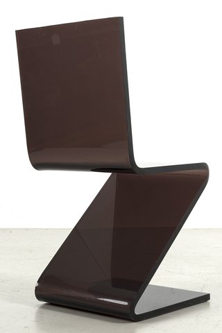 3x Vintage plexiglass Z-chairs, set