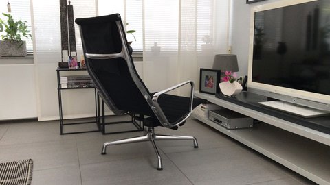 Vitra Eames EA124 lounge chair