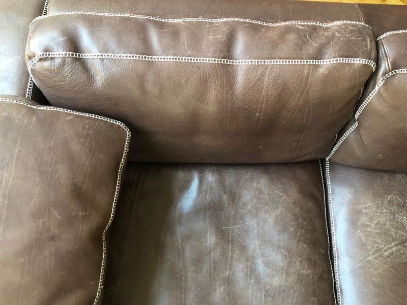Machalke & Machalke leather sofa