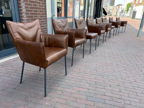 8 x Gerard van den Berg stoelen