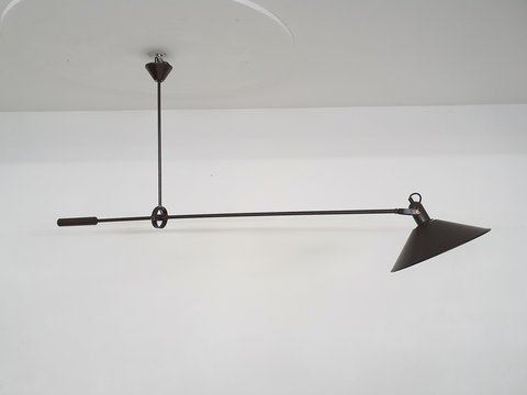 J.J.M. Hoogervorst for Anvia Almelo counter balance ceiling or pendant light, The Netherlands 1950's