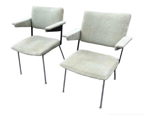 2 X Vintage Gispen Armchairs by Andre Cordemeyer from the 1960s