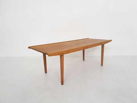 Scandinavian modern oak coffee table by Frem Rojle, Denmark, 1960's
