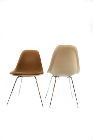 Set of 2 Dsx Chair by Charles & Ray Eames for Herman Miller