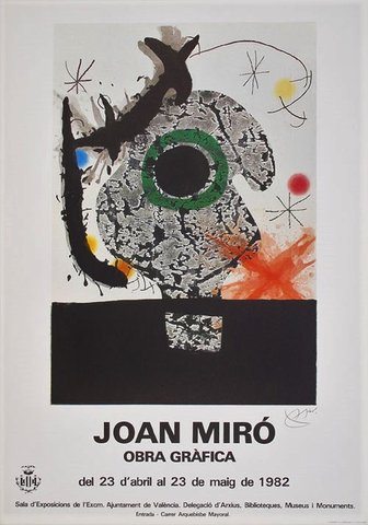 Joan Miro------Obra Grafica from 1982