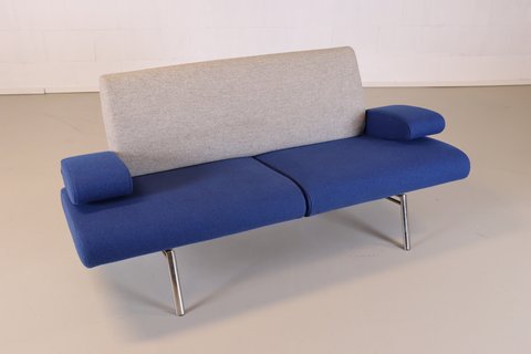 Harvink Armrest bench blue