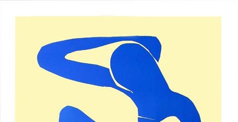 Henri Matisse- Blue Nude. Gr Kleurenoffset-lithouit 1952