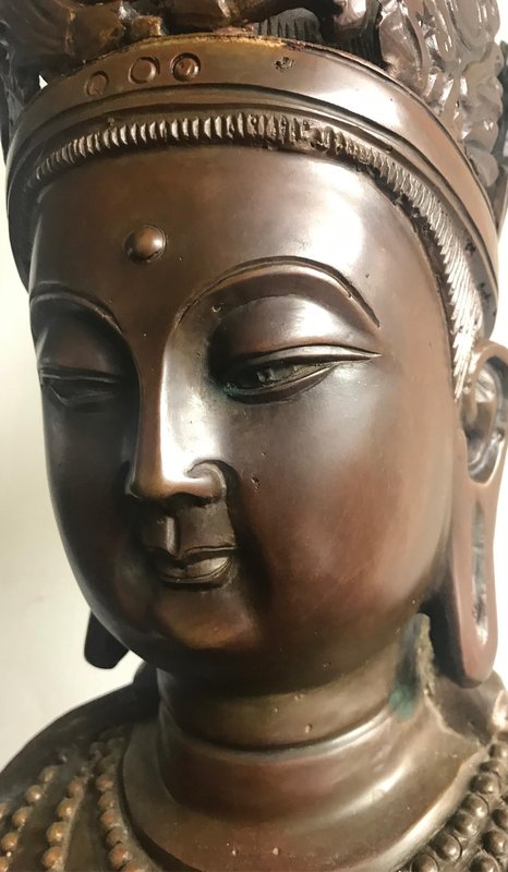 Antike Buddha-Bronze