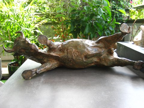 Bronzen Stier. Pierre Chenet.