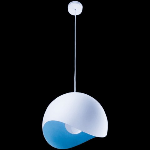 Design blue white lamp