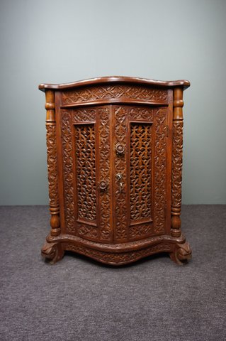 Mid 20th century carved wooden case