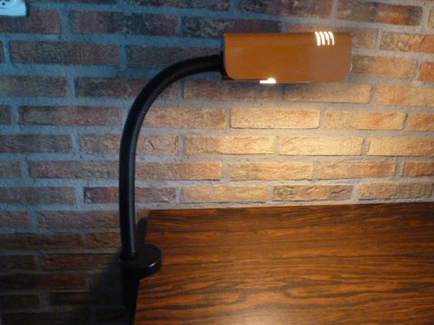 Targetti Sankey, aluminium bureaulamp met tafelklem.
