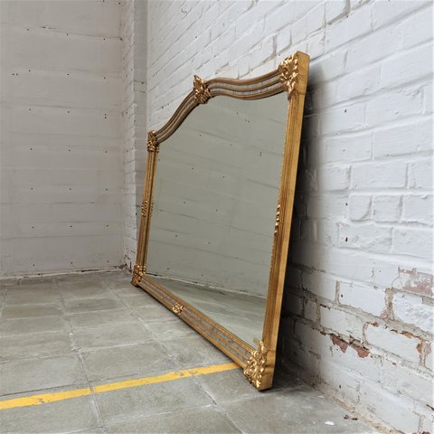 Deknudt vintage vergulde spiegel
