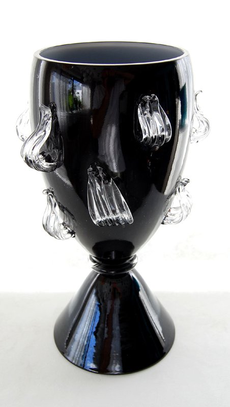 Richard Rooze for Oljos Glass | Super Cup 'Falling Leaves'
