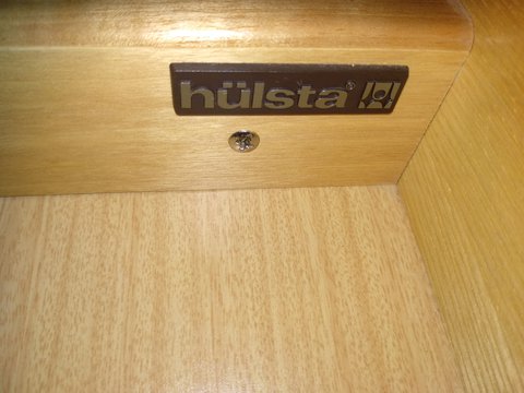 Hülsta design toilet/dressing table and mirror