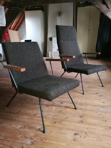 Opknappers: 3 Gispen fauteuils