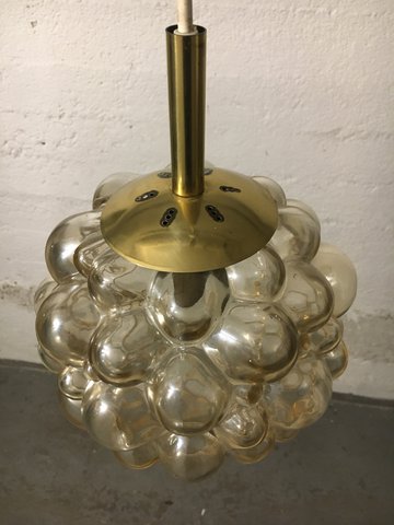 Glashhutte Limburg. Bubbel Hanglamp door Helena & Heinrich Gantenbrink