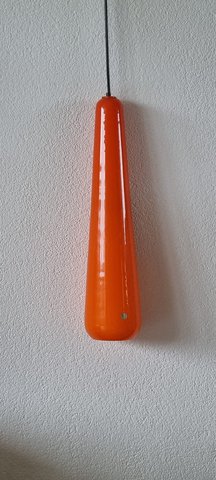 Vistosi (Murano) mouth-blown glass hanging lamp