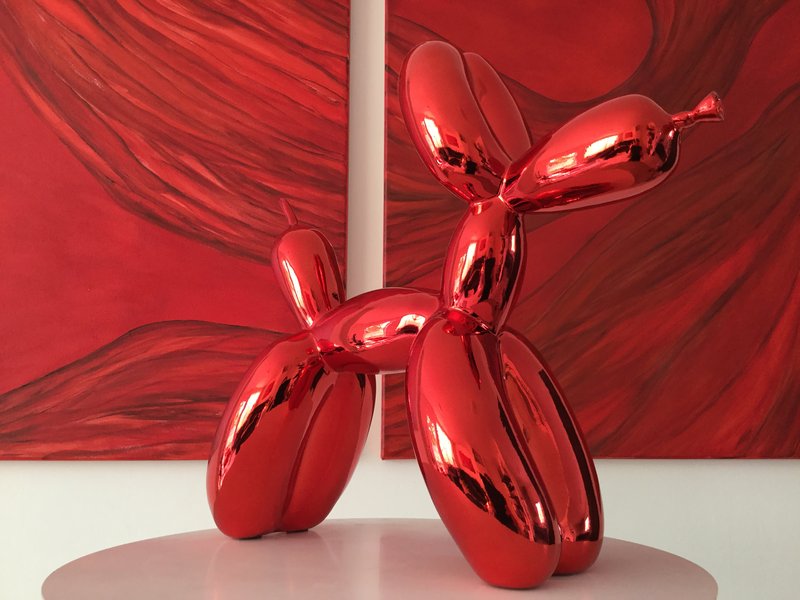 Jeff Koons (after) - Balloon Dog XX Red
