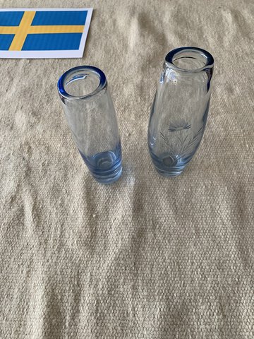 2x Strombergshyttan design vases