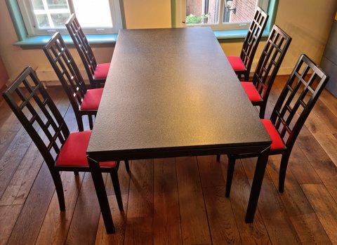6x Thonet dining room chairs