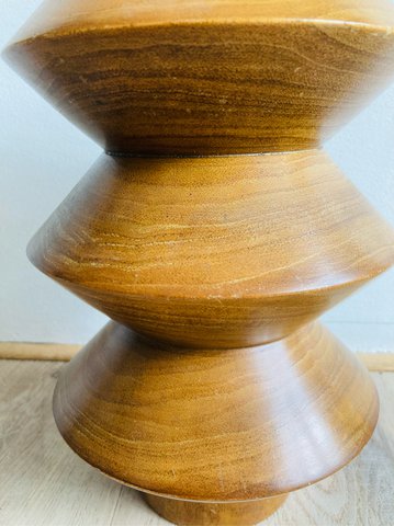 Vintage Danish wooden vase