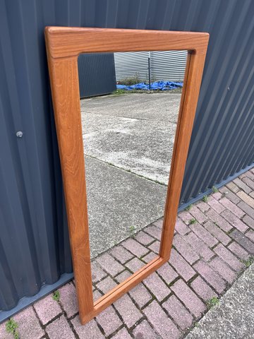Mirror teak Danish