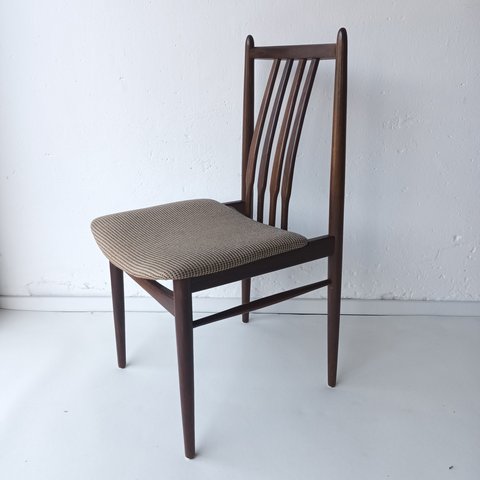 8x Vintage Deens design stoelen