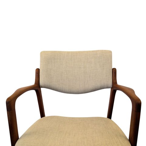 4x Bondo Gravesen Finn Haugaard Vintage teak armleuning stoelen