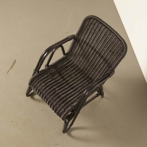 Vintage rattan armchair