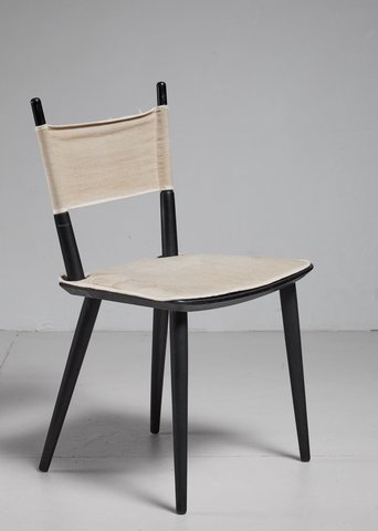 Morgen Baekman J108 Side Chair, Denmark, 1950s