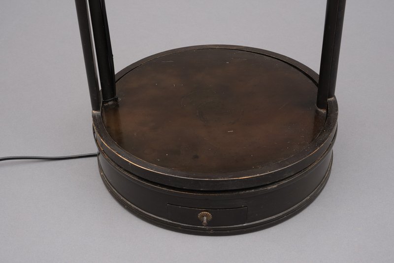 Black Lacquered Andon Lamp, Japanese