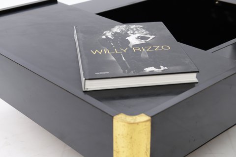 Coffee Table I hidden bar  - Willy Rizzo - 1970s