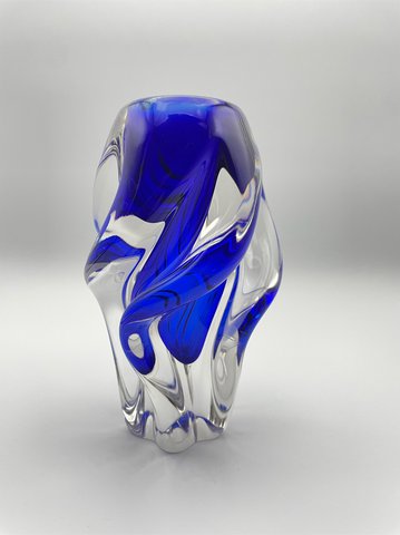 Josef Hospodka Swirl Kunstglas Vase