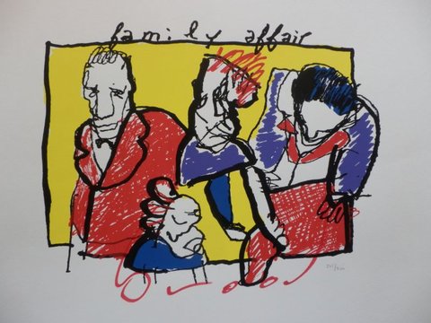 Herman Brood----Family Affair ---Hand signed