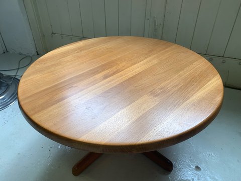 Vintage Danish coffee table oak