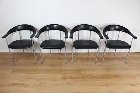 4x  Fasem by Gianfranco Gualtierotti chair