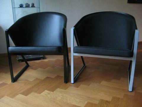 2 Jouko Jarvisolo design fauteuils uit Finland