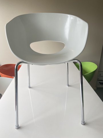 6x Gruppo Sintesi Design Stoelen Door, Sintesi Orbit Dining Chairs