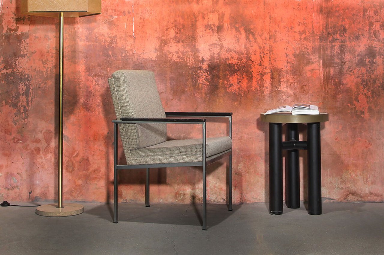 Memphis Milano Style Heavy Steel Side Tables image 6