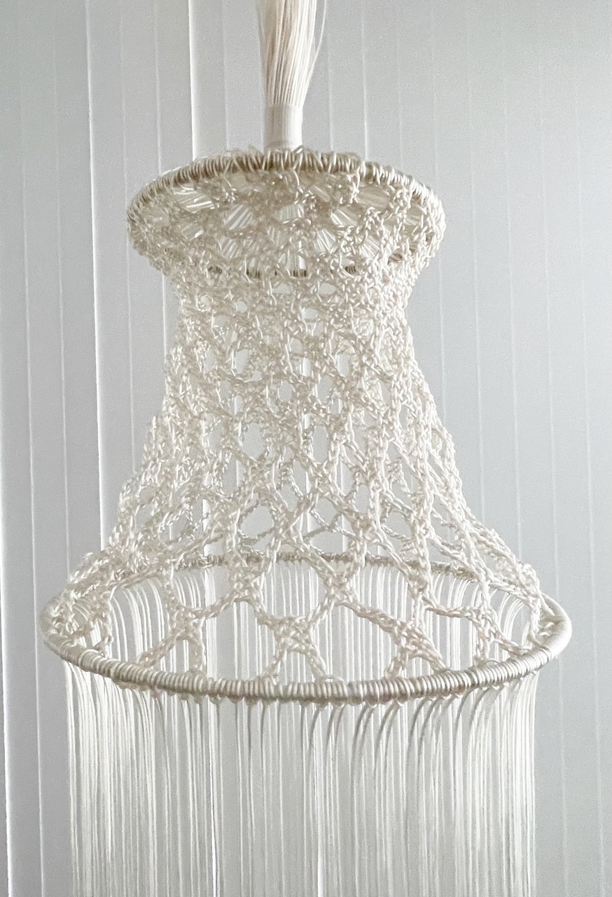 Image 13 of Bobin lace lamp by Miriam Van Der Lubbe & Niels Van Eijk
