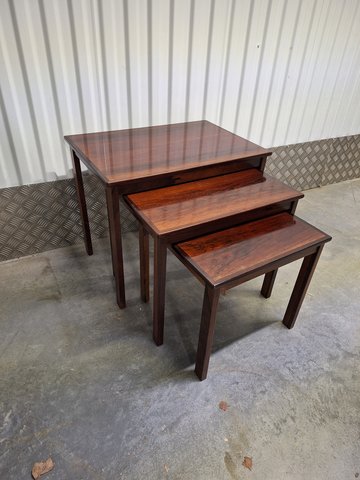 Vintage nesting side table