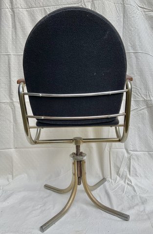 Vintage Fana buisframe design bureaustoel 