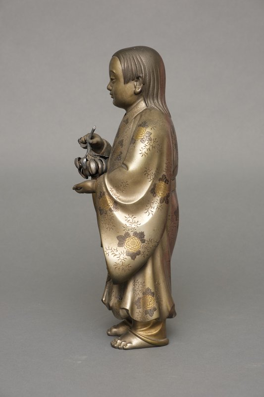 Hoshu, Japans bronzen beeld van een jongen