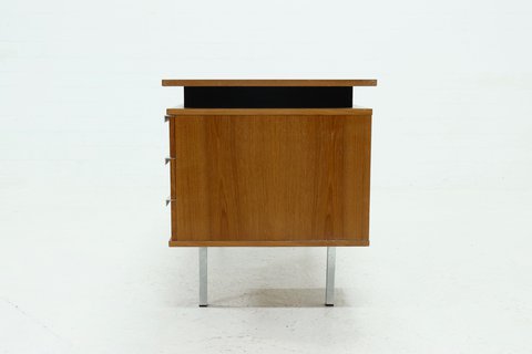 Minimalist Dutch Teak Writing Desk 1960s