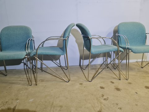 4x gispen / labofa stoelen