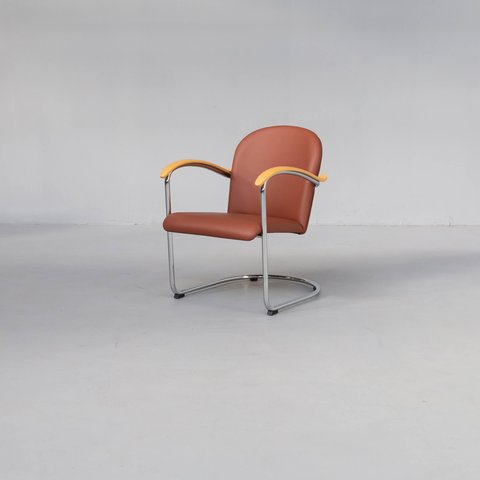 W.H. Gispen model 414 fauteuil for Dutch Originals